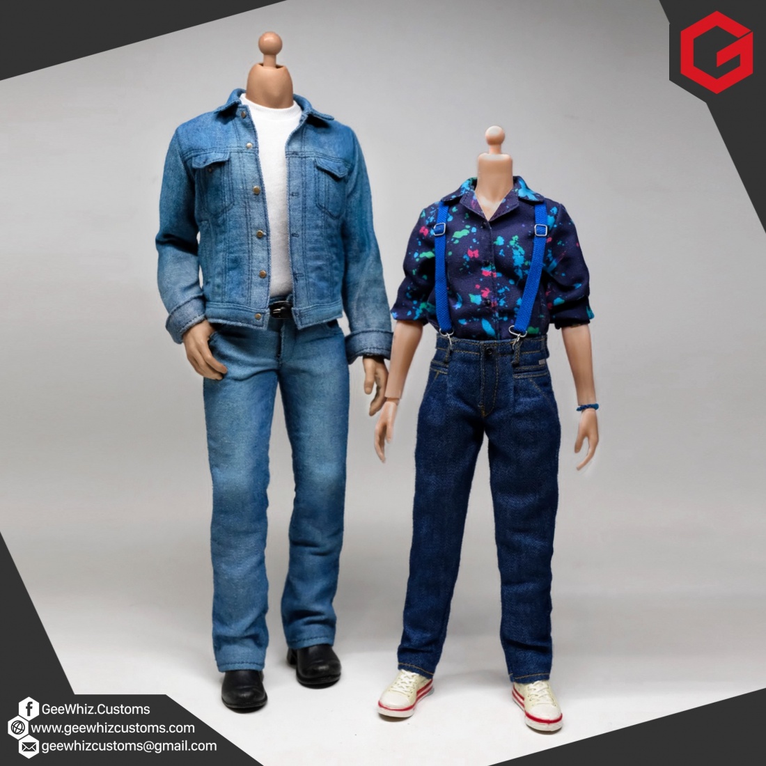 Geewhiz Customs: Eleven and Billy Hargrove Outfits (Stranger Things)