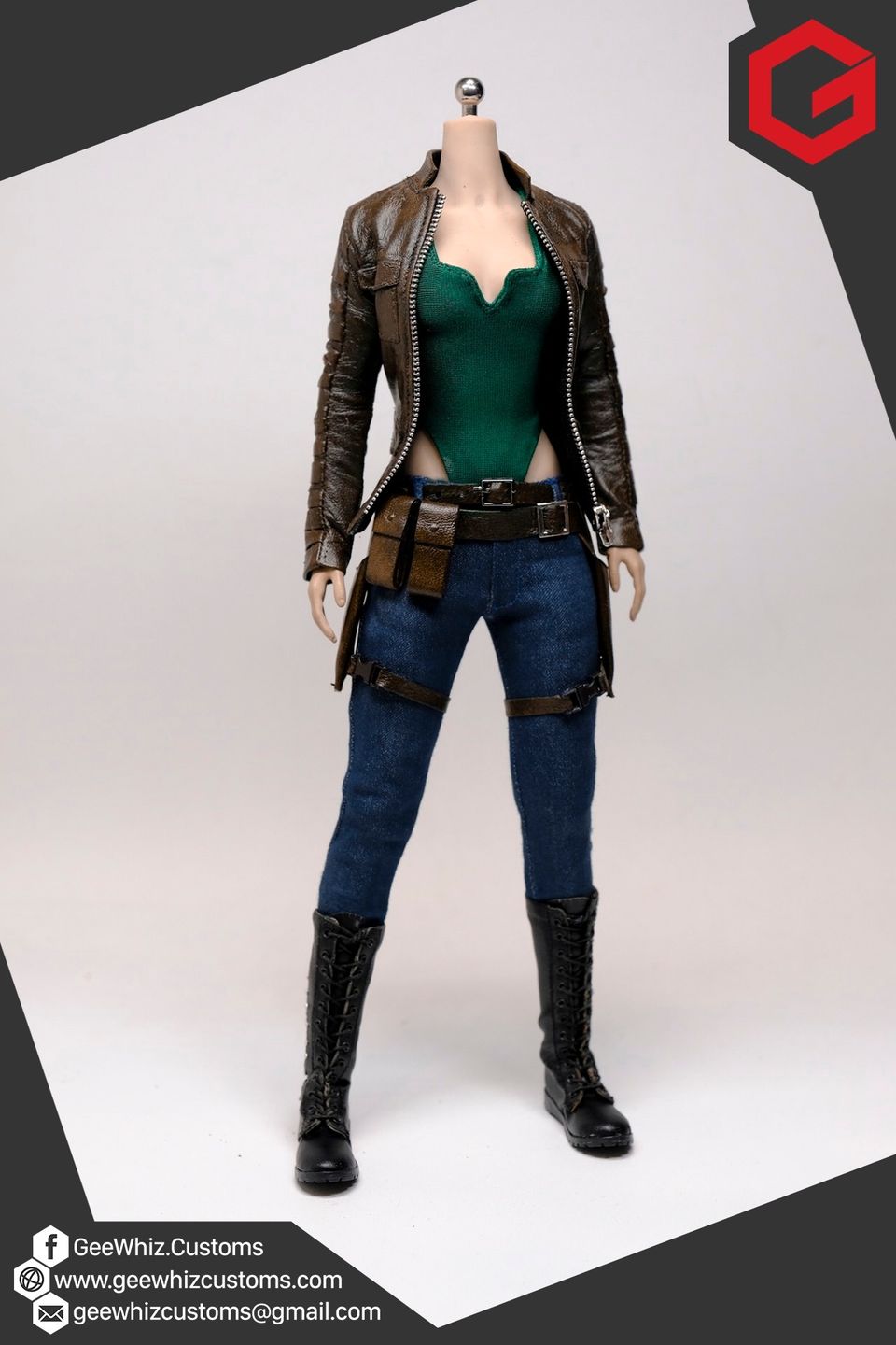 Geewhiz Customs: Lara Croft Concept Reboot 1:6 Scale Outfit
