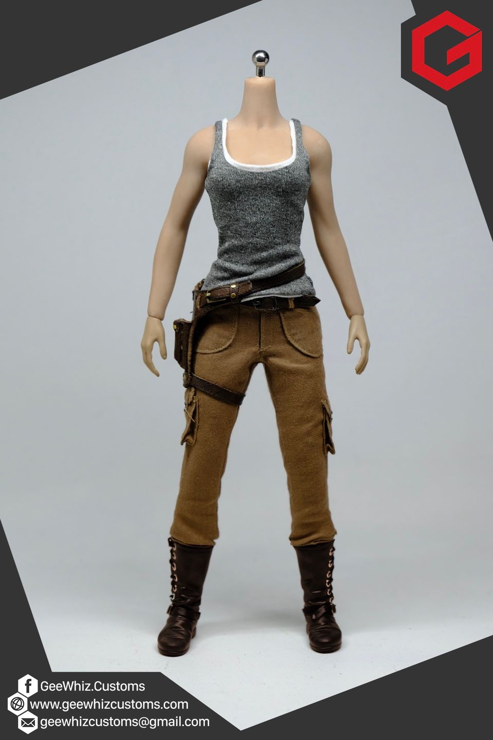 Geewhiz Customs: 1/6 Scale Lara Croft (Tomb Raider Reboot) Outfit